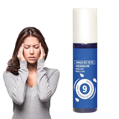 Sollievo Naturale per Mal di Testa: Questo olio essenziale lenitivo per la testa è compatto e portatile, puoi portarlo con te. Aiutarti ad alleviare la stanchezza e il dolore sordo quando studi, lavori, guidi o viaggi.