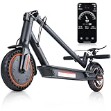 Electric Scooter, 500W Motor, Top Speed 19MPH, 21 Miles Long Range, Foldable Electric Scooter for Adults with Dual Brakes and App Control, 8.5'' Puncture-Proof Tire, Commuting E Scooter