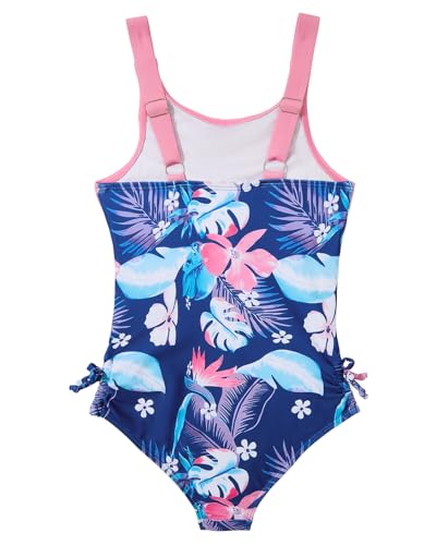 Century Star Girls Bathing Suit One Piece Swimsuit for Kids Cute Bow Striped Swimwear for 4-13 Years3
