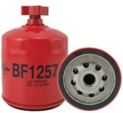 Baldwin Fuel/Water Separator Filter with Drain fits Bobcat S205 763 763 S160 T300 S300 863 773 773 S250 T190 863 S185 753 753 S175 S150 873 fits New Holland fits Case 420 fits Case IH fits Cummins
