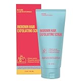 Base Laboratories Ingrown Hair - KP Bump Exfoliating Body Scrub - with AHA+BHA - Keratosis Pilaris Treatment - Daily Skin Exfoliant - Helps Reduce Strawberry Skin & Razor Bumps - Men & Women 3oz