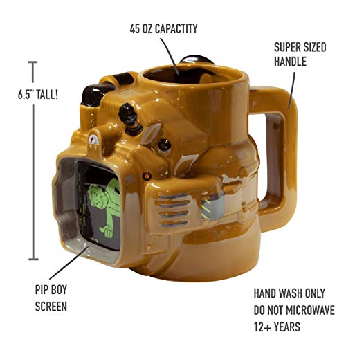 Fallout Pip Boy Ceramic Mug|45 Oz| Fallout Collector’s Edition #TOP4
