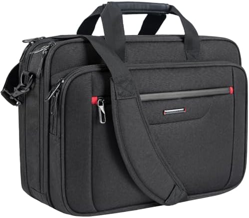 VANKEAN Laptop Bag Premium Laptop Briefcase Fits Up to 17.3 Inch Laptop