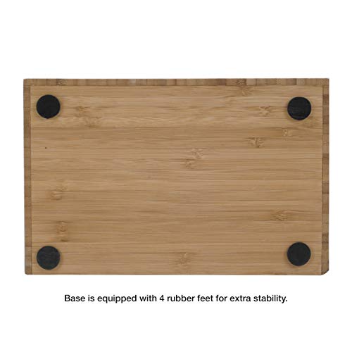 image for MobileVision Bamboo Charging Station & Multi Device Organizer Slim Ver