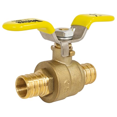 Válvula de bola PEX 1/2 F1807 con ala SS de alta resistencia 2