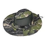 Glanhbnol Sombrero de campamento al aire libre, sombrero de montañismo, sombrero de ala grande, sombrero de sol, viseras, sombrero de malla de ala ancha, sombrero de pescador, sombrero de safaris,
