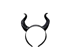 Gothic Demon Witch Horns Headband: Unleash Your Maleficent Charm