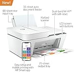 HP DeskJet Plus 4155 Wireless All-in-One Printer - Compact Inkjet Printer with Mobile Printing, Scanner, Copier, Bluetooth, Home Office & WiFi Compatible - 3XV13A (Renewed) - Image 2