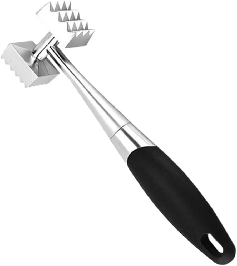 Zinc Alloy Meat Mallet Tenderizer Tool Multi-purpose Steak Hammer for Kitchen Meat Tenderizing