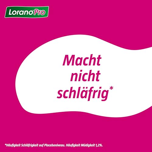 Lorano®Pro 5 mg bei Allergie – Keine Allergietablette ist stärker* | 2x18 St | Die Allergietabletten für alle Heuschnupfen-Symptome | Macht nicht schläfrig***
