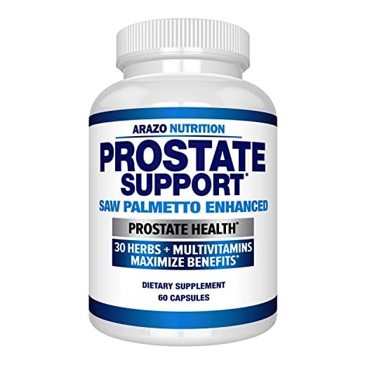 Prostate Supplement - Saw Palmetto + 30 Herbs - Reduce Frequent Urination, Remedy Hair Loss, Libido – Single Homeopathic Herbal Extract Health Supplements - Capsule or Pill - Arazo Nutrition