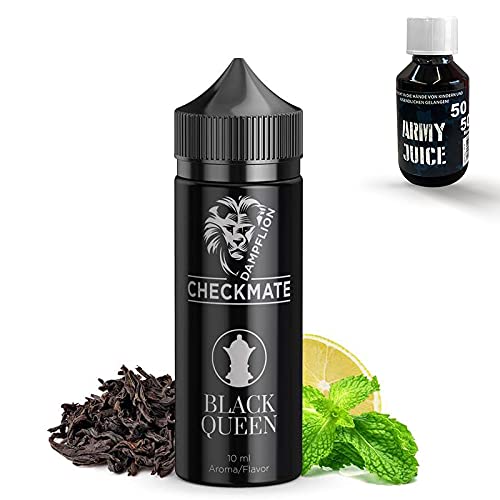Checkmate - BLACK QUEEN Aroma von Dampflion - Special Edition - Zum mischen mit Basisliquid - 10ml - Plus 100ml…