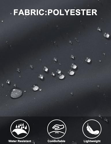 MAGCOMSEN Men's Lightweight Bomber Jacket Windproof Water Resistant Zip Up Coat Stand Up Collar Windbreaker with 3 Pockets4