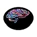 Phsychedelic Art Tie Dye Human Brain Cool Neurologist Gift PopSockets Grip and Stand for Phones and Tablets