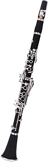 Clarinet Bakelite 17 Key Bb Flat Saxophone Nickel Plating Exquisite Clarinet Clarinet for Beginner