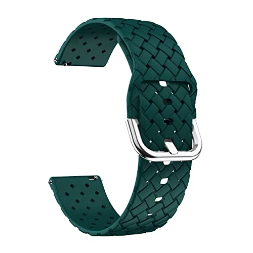Bracelet 20mm silicone tissé Garmin Forerunner 245 pour le sport et running