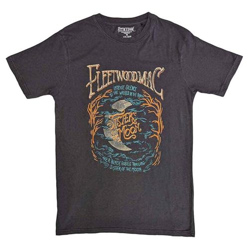T-shirt Fleetwood Mac Rock Off vintage - Coupe rock classique en taille S pour fans
