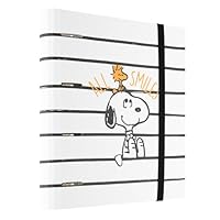 Grupo Erik 4 Ringbuch A4 - Snoopy Schreibwaren | 10,6 x 12,6 Zoll - 27 x 32 cm - A4 Ringbuchordner Dokumentenmappe | Peanuts Snoopy Geschenke für Hundeliebhaber