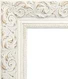West Frames Bella French Ornate Embossed Wood Wall Picture Frame 2.5' Wide (16' x 20' Frame with Plexiglass & Backing Board, Antique White)