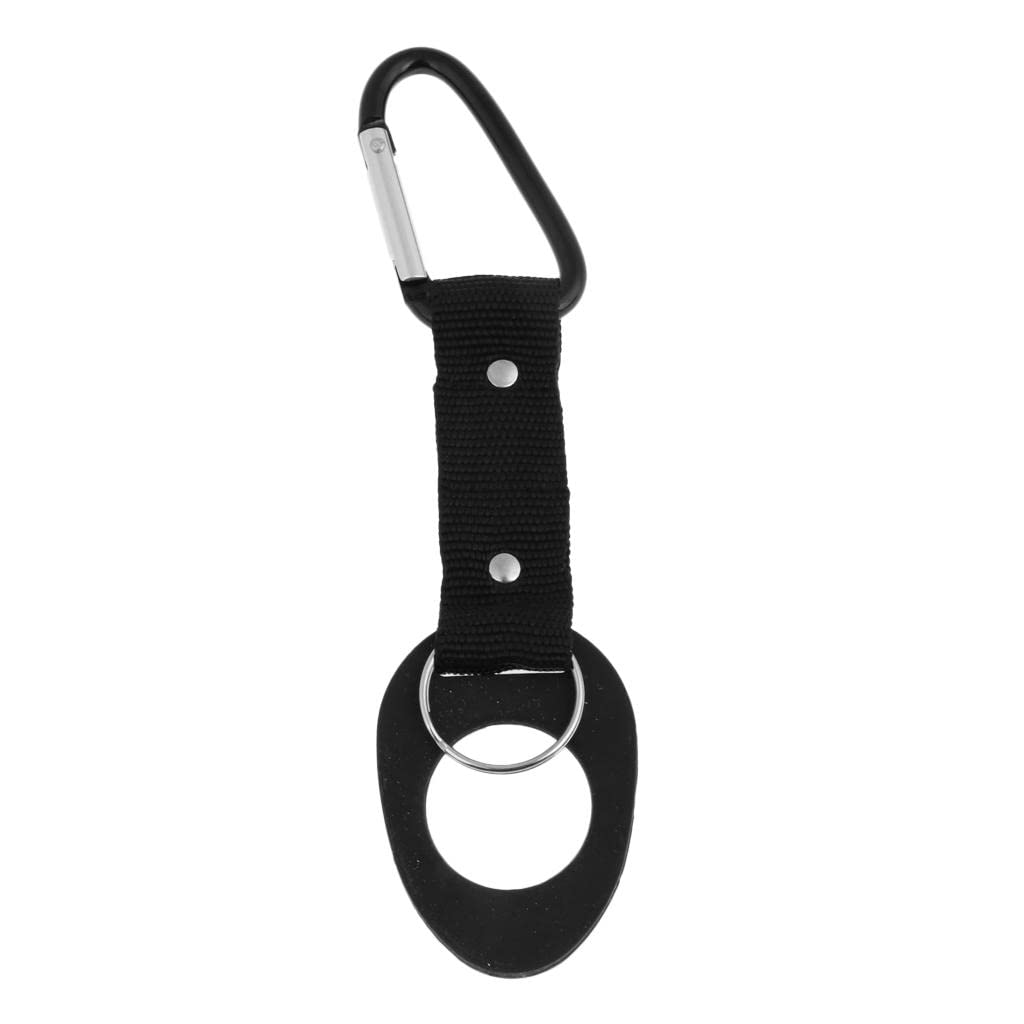 water bottle hooks belt hanging strap webbing buckle clip holder black