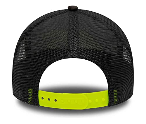 Gorra de camionero VR46 Shadow Tech New Era negra ajustable 3