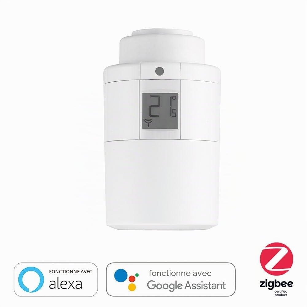 Danfoss 014G2460 Ally Tête thermostatique connectée de radiateur, Blanc
