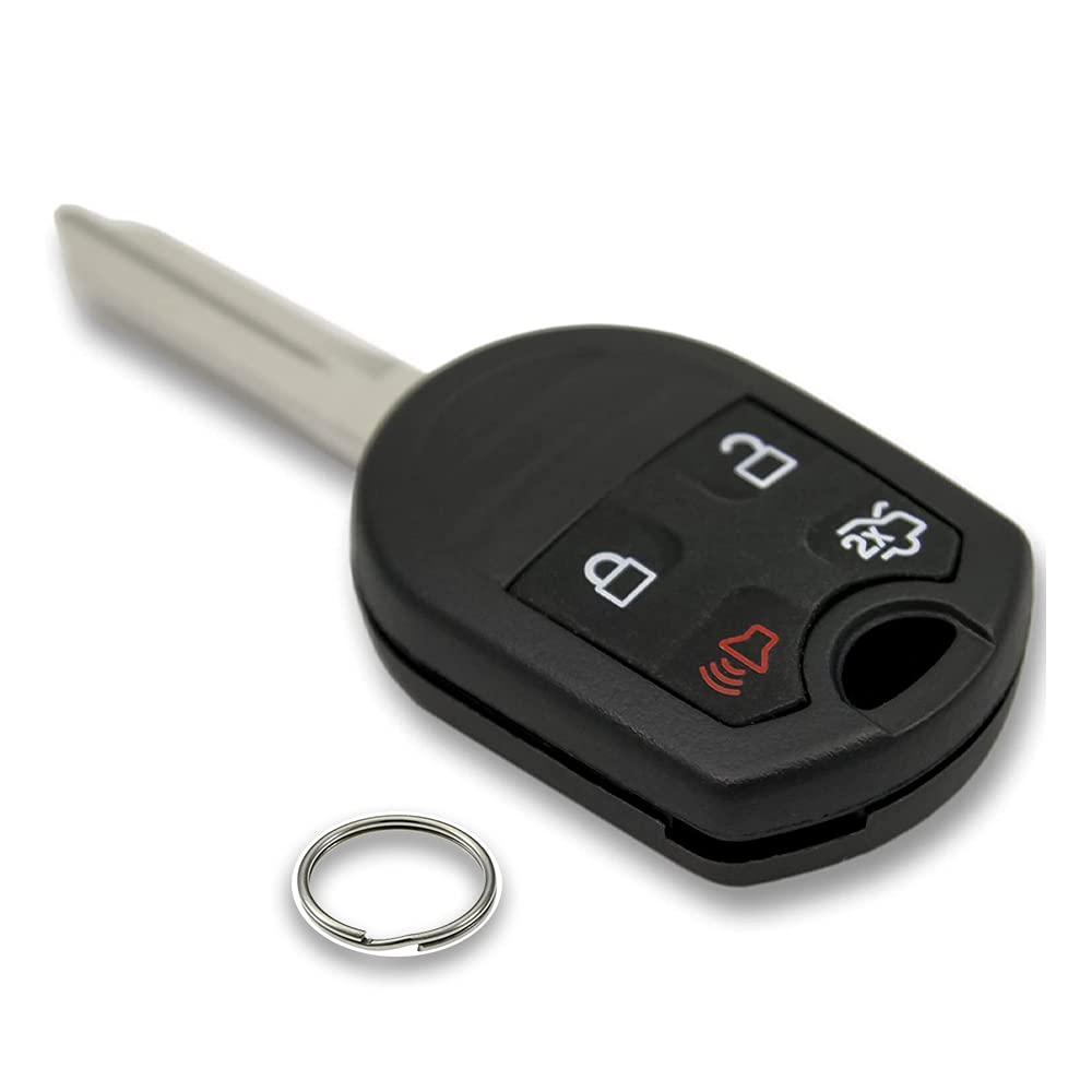 Keyless2Go Replacement for New Uncut Keyless Remote Head Key Fob Select Escape Explorer Focus Fusion That use OUCD6000022164-R8073