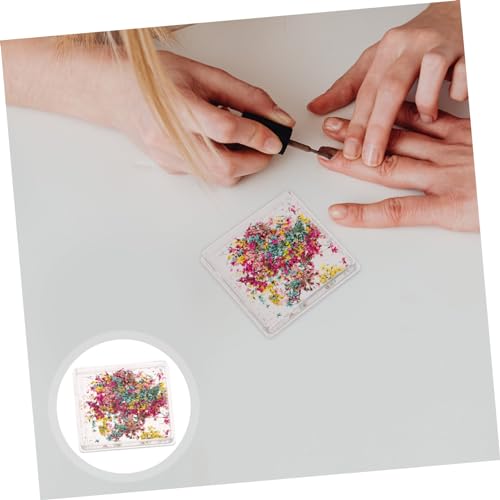 Decoración floral seca para uñas con caja portátil miniatura 3