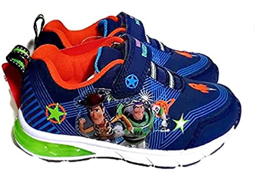 Disney Toy Story Woody & Buzz Lightyear Lightup Sneaker, Toddler/Little Kid, Size 6 Blue #TOP3