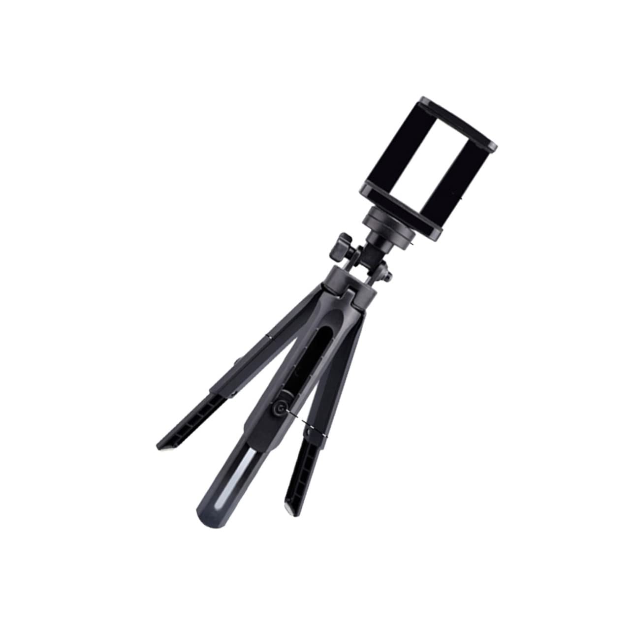 Balacoo 3 Pcs Portable Adjustable Mobile Phone Tripod Holder Flexible Triangle Lazy Bracket for Camera Stand for Smartphones and Digital Cameras Black