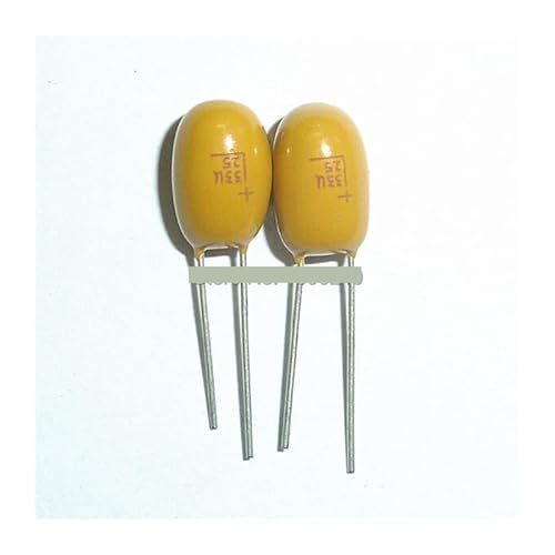 ICXLPMC 50pcs Tantalum capacitor 33uF 25V 336 25V33uF DIP Radial