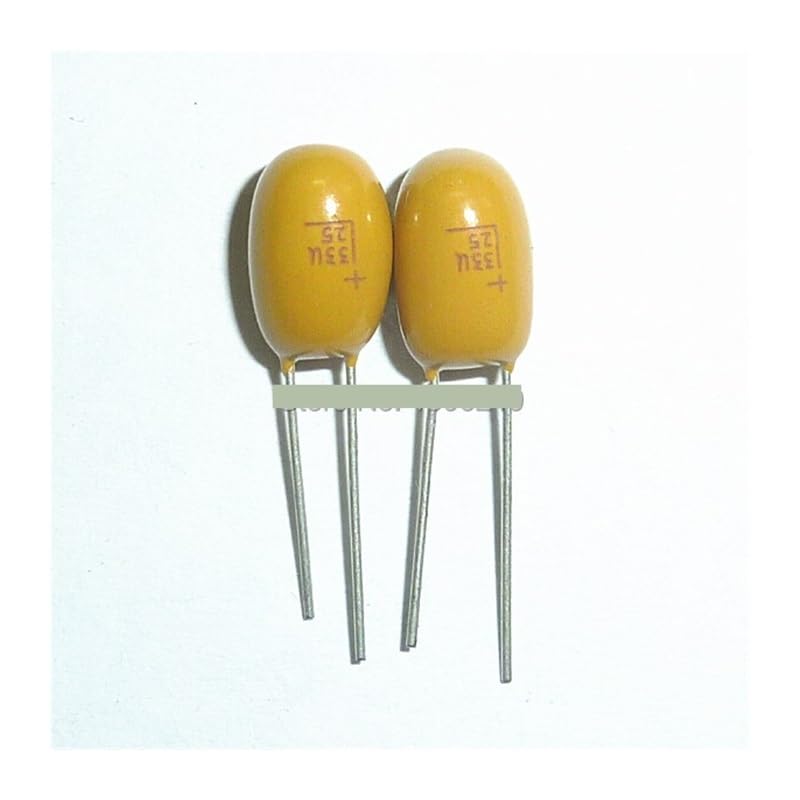 50 stücke Tantal kondensator 33uF 25V 336 25V33uF DIP Radial Capacitance Meters