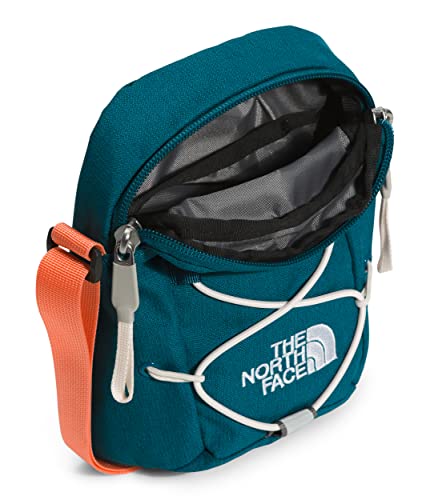 Image of THE NORTH FACE Jester Mens Crossbody Bag Blue Coral Light Heather /Gardenia White /Dusty Coral Orange