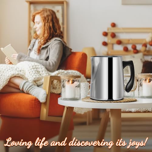 image for CasaCulina Candle Making Pouring Pot, 32oz Stainless Steel Wax Melting