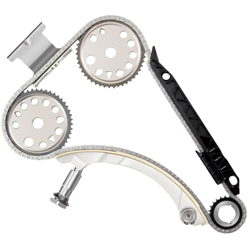 ECCPP Engine Timing Chain Kit Fits for Chevrolet Cavalier,for Saturn Ion,for Chevrolet Equinox,2004-2008 for Chevrolet Malibu,w/Timing Chains Sprocket Tensioner Guide rails