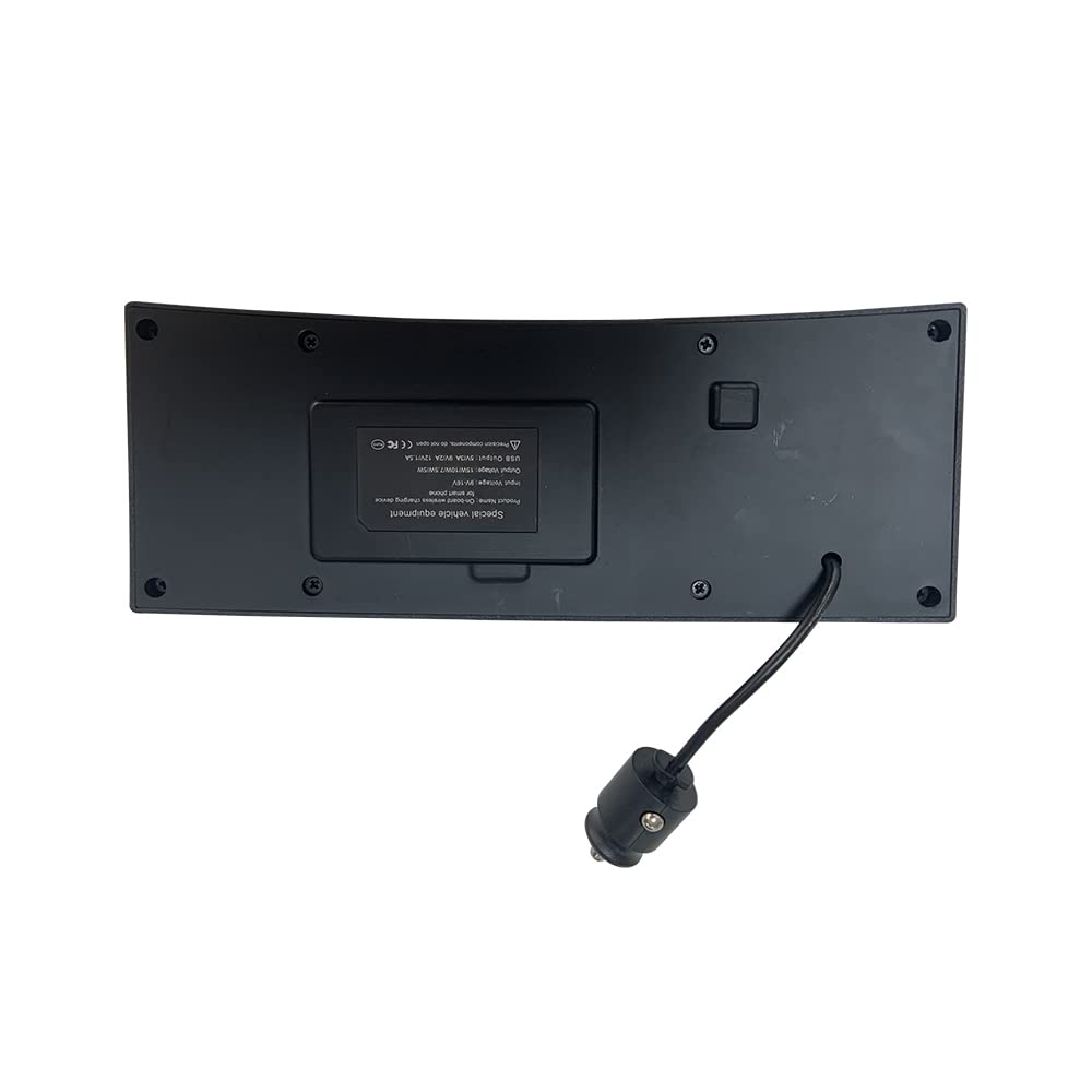 Ładowarka samochodowa bezprzewodowa QI Ładowarka do telefonu Płytka ładująca Uchwyt na telefon Adapter Szybkie porty USB Qc3, do Audi, A6 C7 A7 C7 RS6 2016 2018 Podkładka ładująca bezprzewodow