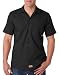 Dickies Occupational Workwear LS535BK L Polyester/ Cotton Men's Short Sleeve Industrial Work Shirt, Large, Black