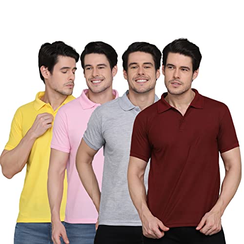 Image of INKKR Men's Polo Neck T-Shirt Combo