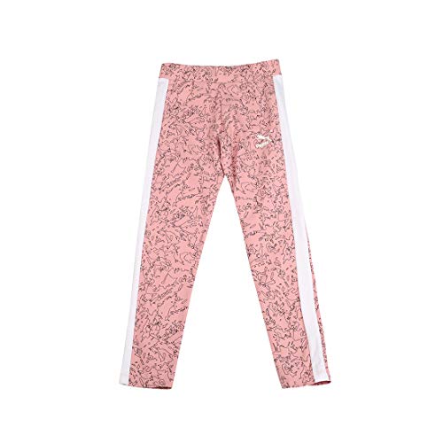 PUMA Classics AOP Leggings TR G Mallas Deporte, Niñas, Bridal Rose/AOP, 104