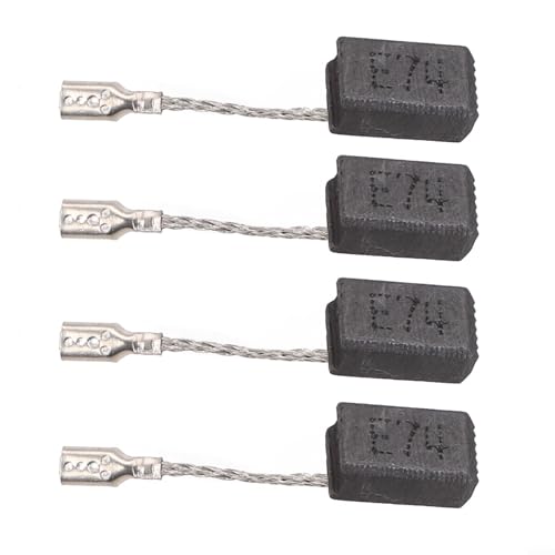 Honseadek Paquete de 4 cepillos de carbono para amoladoras angulares Copper Bosch 7100/gws 7115/gws 7125 de repuesto y Gws con resorte de piezas de alambre