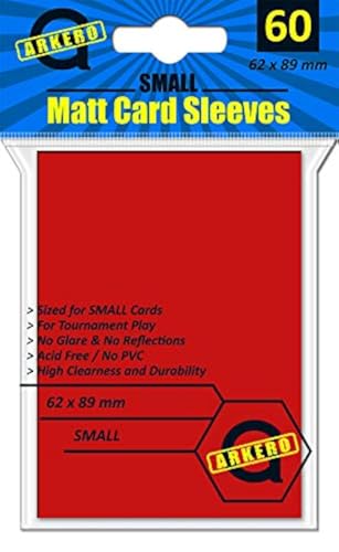 Arkero-G Small Matt Card Sleeves Rot (60)