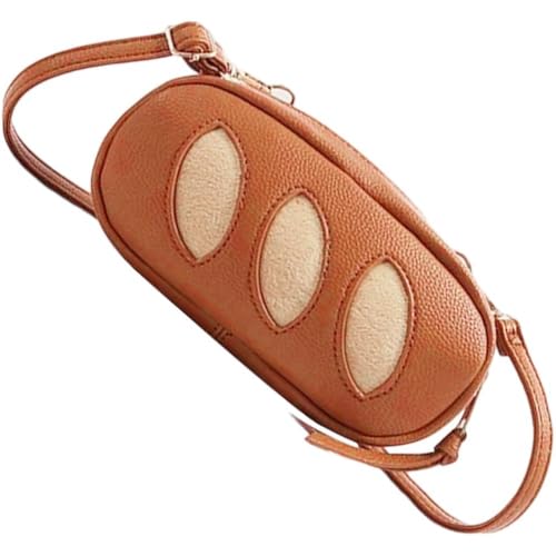 Bread-Shaped Crossbody Bag, Cute Shoulder Bag, Children's Coin Purse Cosmetic Bag Small Female Purses