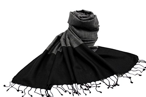Étole viscose SHANKARA N2 aspect soie sauvage pour mariage et soirée