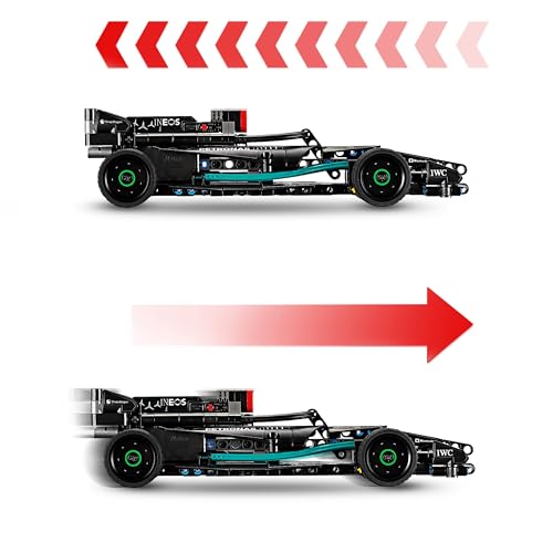 Technic Bundle Corse da Costruire Insieme con 2 set di Mercedes-AMG F1 W14 E Performance: il Kit di Modellismo per Adulti (42171) e la Macchina Giocattolo Pull-Back per Bambini da 7 Anni (42165) - Lego - Immagine 7
