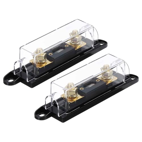 Portafusibles ANL de 120A y 32V en línea para cables de calibre 0 2 4 8 AWG