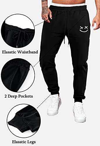 Meilicloth Mens Joggers Bottoms Casual Trousers Stretch Pants