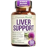 Vimerson Health Liver Cleanse Detox & Repair - Milk Thistle Supplement with Silymarin, Dandelion Root, Artichoke & Zinc for Liver Support, Digestion, Energy with Milk Thistle Extract, 60 Capsules