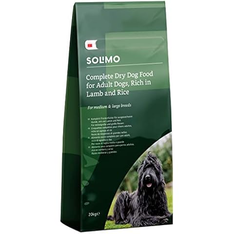 Alimento seco para perro adulto con cordero y arroz - Solimo 20kg Cover