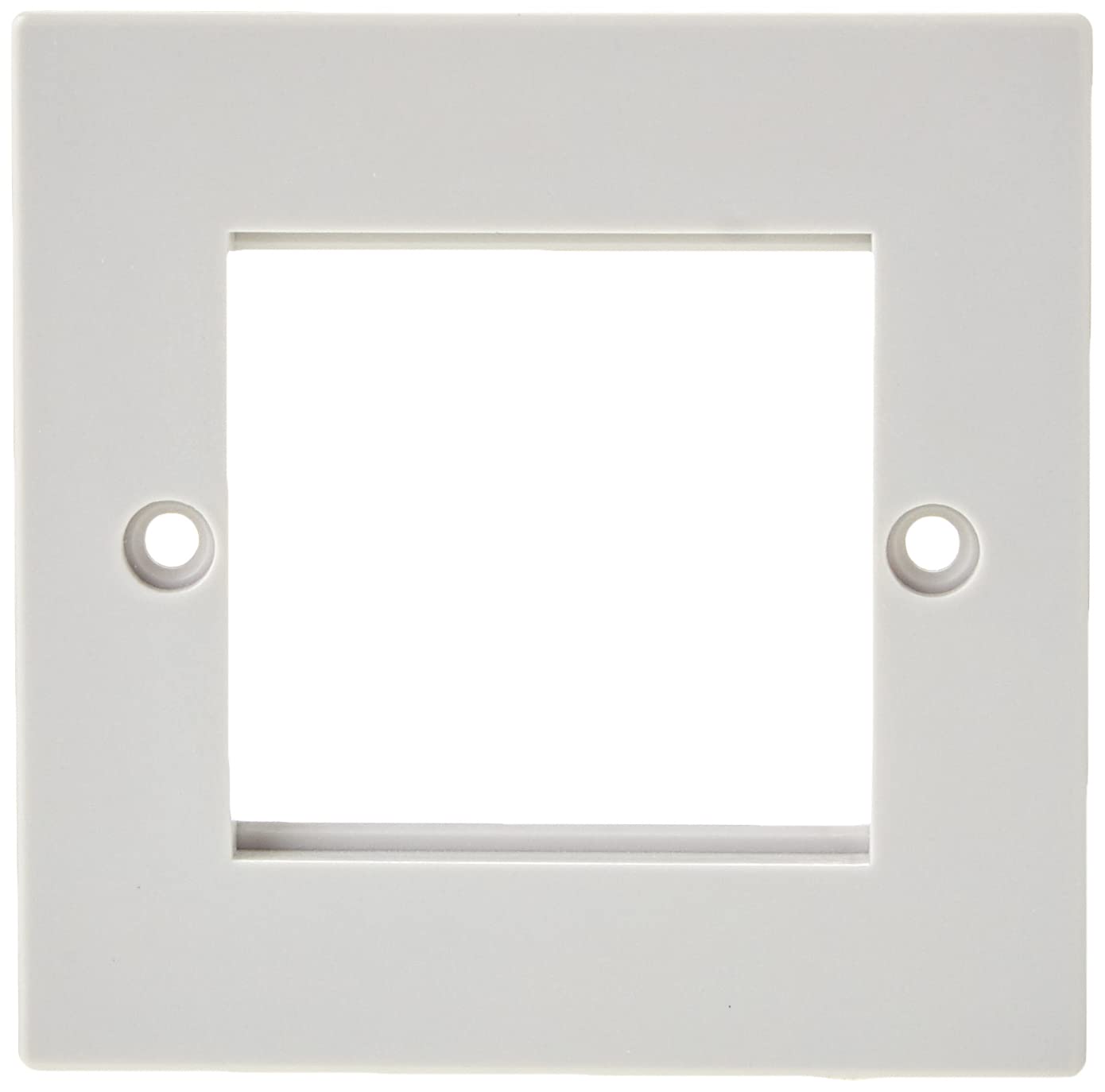 Knightsbridge NET2GWH 2G Modular Faceplate - White