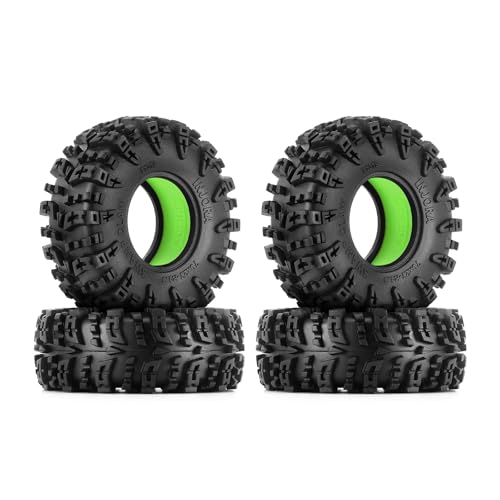 Pneus griffe de marais 1.3 INJORA inserts silicone TRX4M SCX24 roue crawler RC